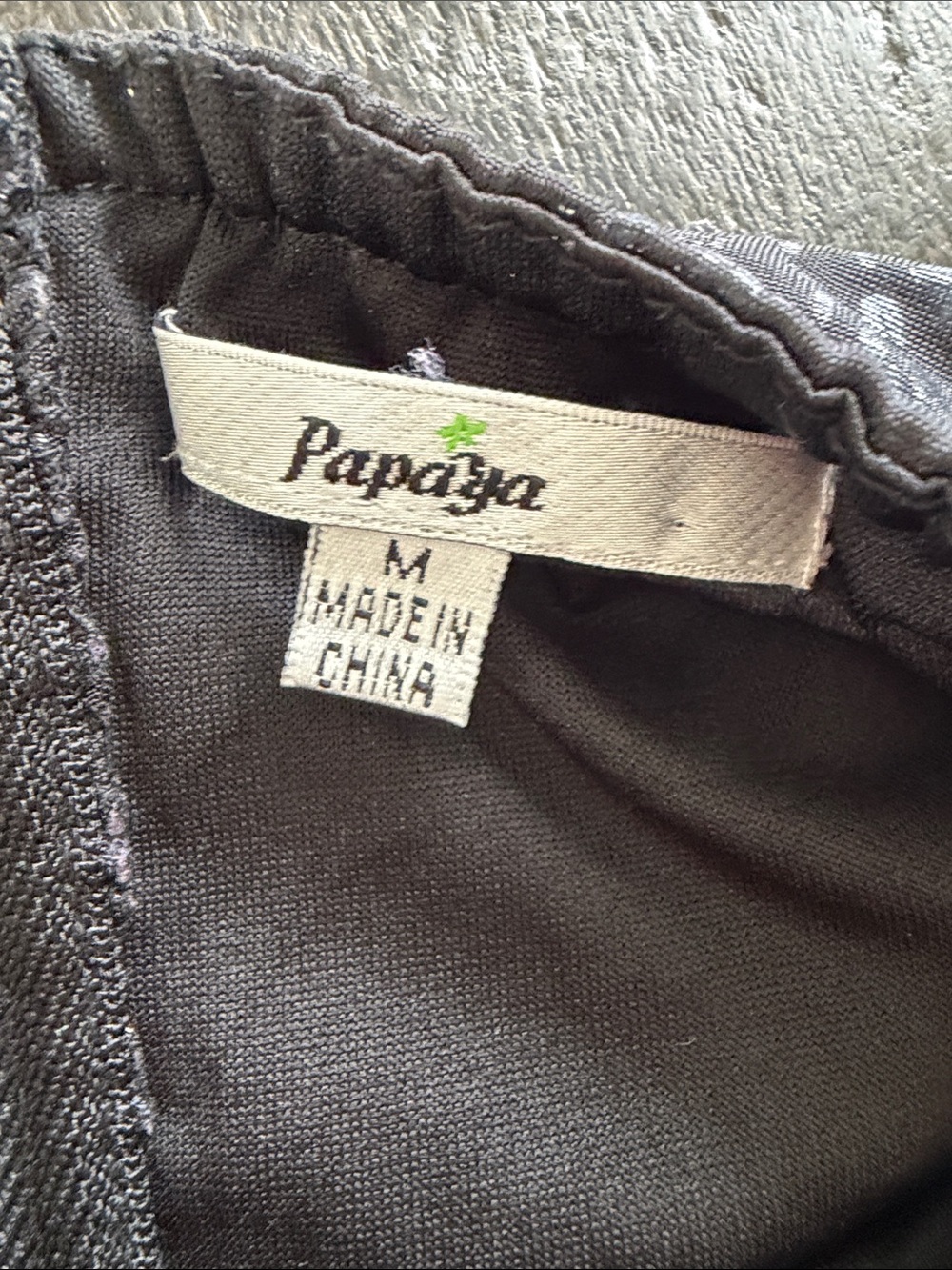 Y2K Papaya Strapless Ruched Shimmer Dress in Black - Picture 2 of 4